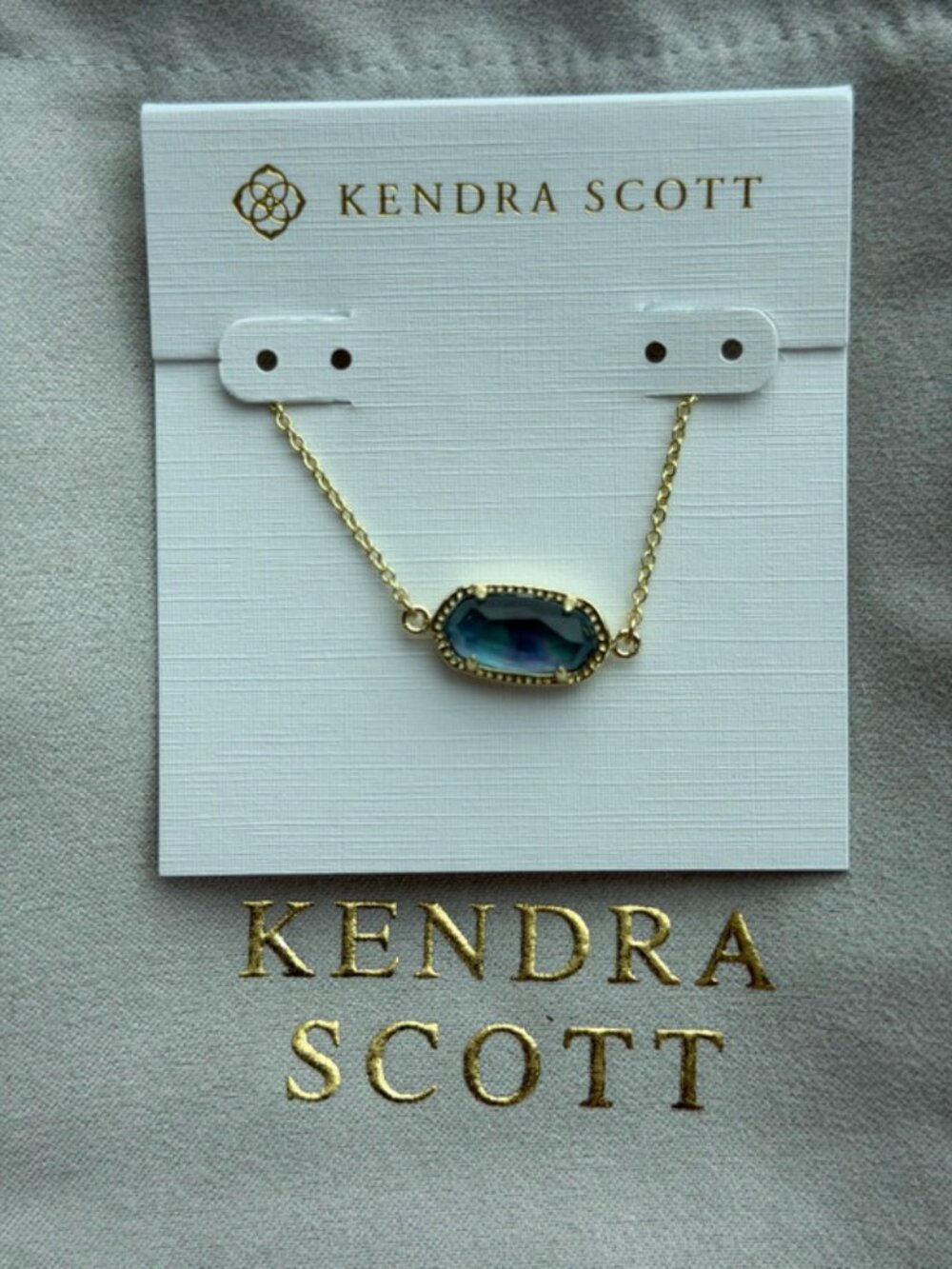 Kendra Scott Blue Pendant Bracelet